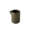 Crémier rond brun porcelaine 4 cl Ø 4,5 cm The Grid - APS Outlet
