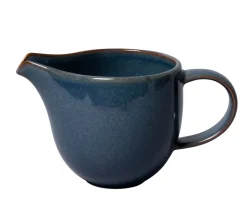 VILLEROY & BOCH Crémier rond denim bleu porcelaine 20 cl Ø 14 cm Crafted Hot