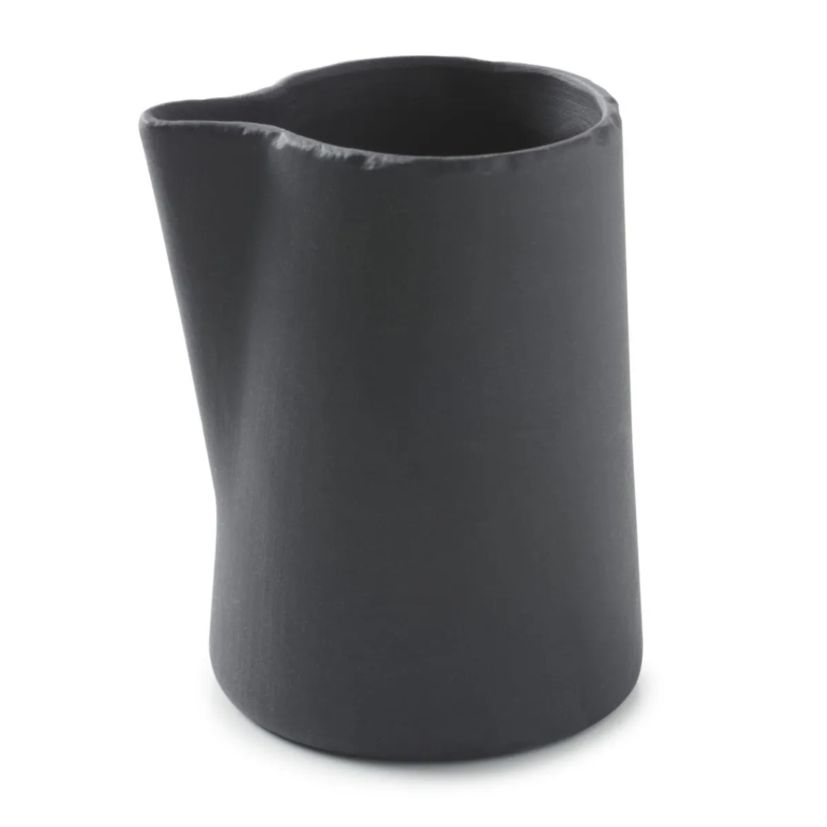 Crémier rond noir porcelaine culinaire 10 cl Ø 6,3 cm Basalt - REVOL Hot
