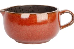 Crémier/saucière brun porcelaine 16 cl Ø 9 cm Elements Maroon - PROOF New
