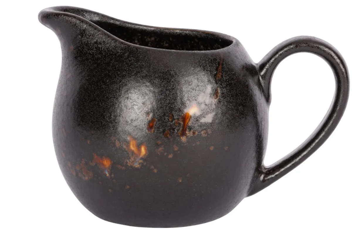 Crémier/saucière noir porcelaine 14 cl Ø 11 cm Etna - PROOF Online