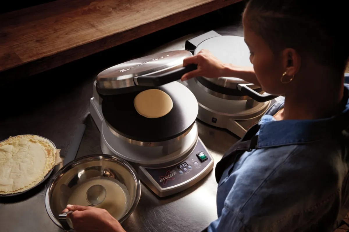 Crêpière électrique multifonction Ø 34 cm 230v - WARING Discount