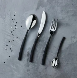 CHEF & SOMMELIER Cuillère à café argent inox 18/10 14x2,95x1,55 cm Blackoak Clearance