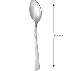 Cuillère à café inox 18/10 14,4 cm Wave Cisele - PRO.MUNDI Hot