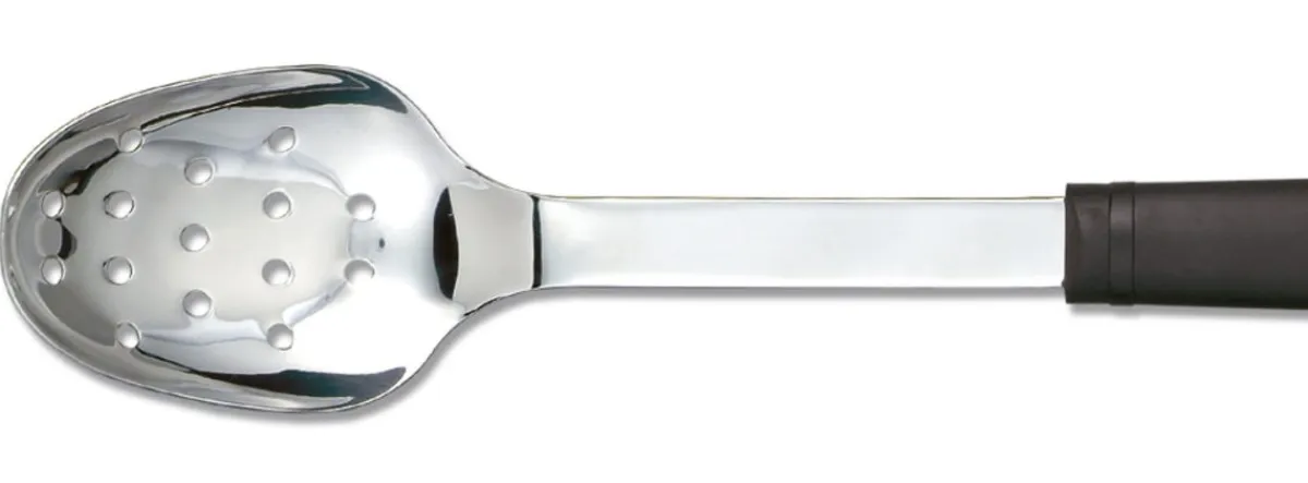 Cuillère de service ajourée noir inox 33 cm Stop Glisse - DEGLON Clearance