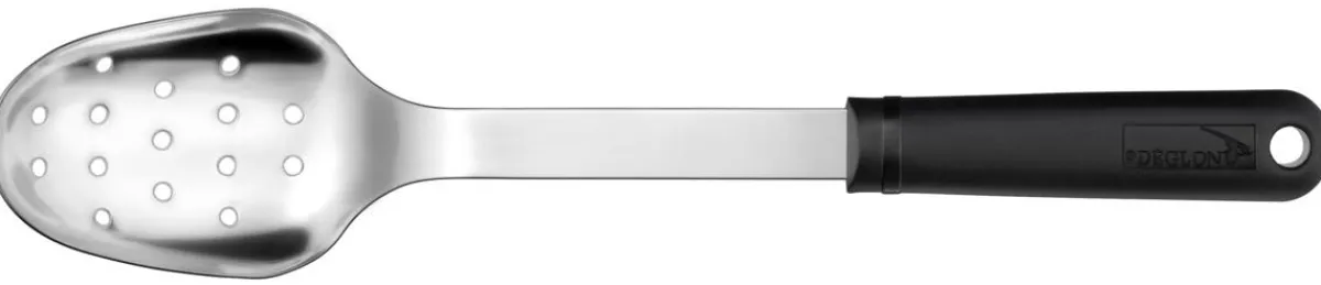 Cuillère de service ajourée noir inox 33 cm Stop Glisse - DEGLON Clearance