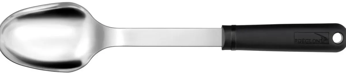 Cuillère de service pleine noir inox 33 cm Stop Glisse - DEGLON New