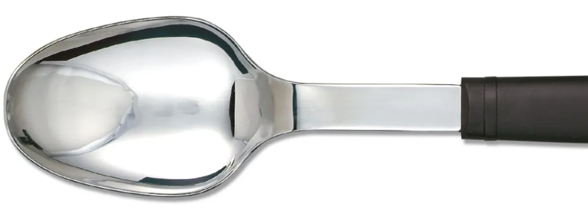 Cuillère de service pleine noir inox 28 cm Stop Glisse - DEGLON Online