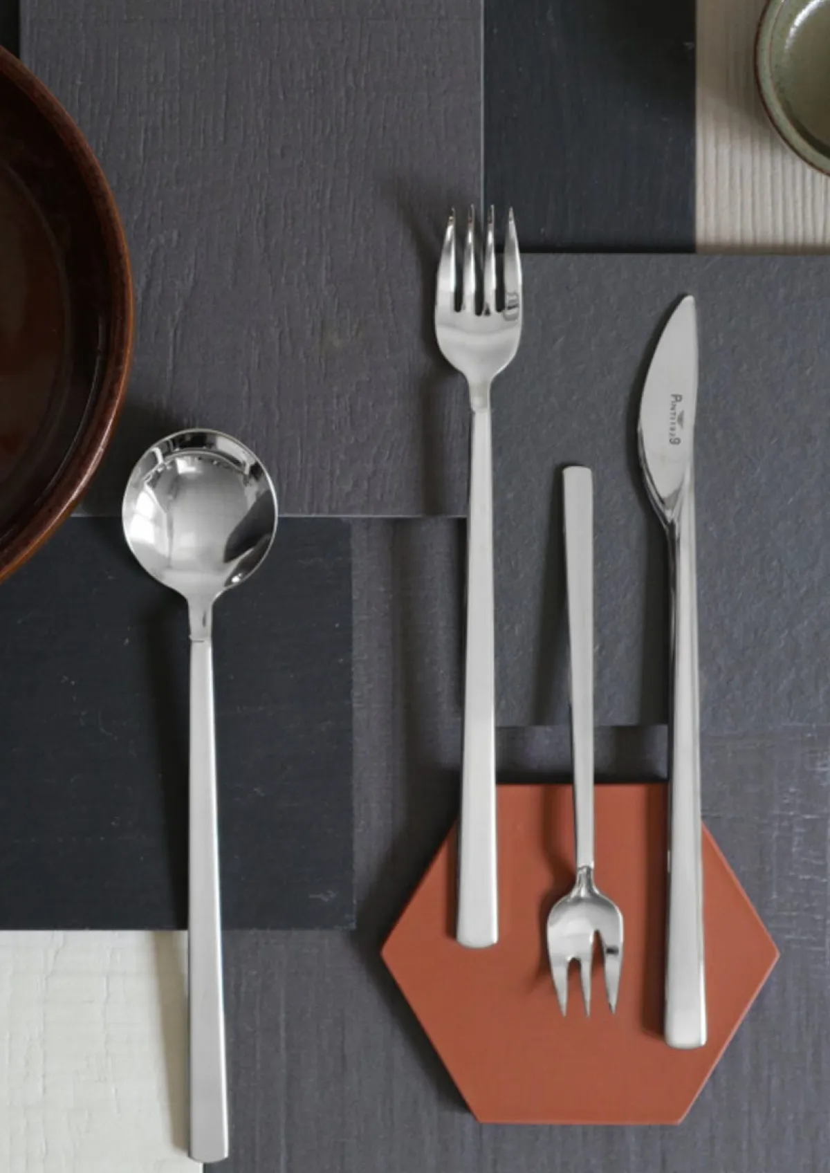 PINTINOX Cuillère à dessert inox 18/10 20 cm Tecna Hot