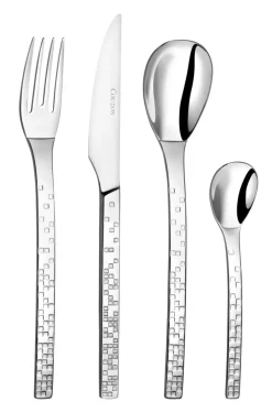 COUZON Cuillère de table inox 18/10 21,5 cm Pixelle 3d New