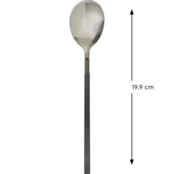 Cuillère de table noir inox 18/0 19,9 cm Aroma Pvd Noir - PRO.MUNDI