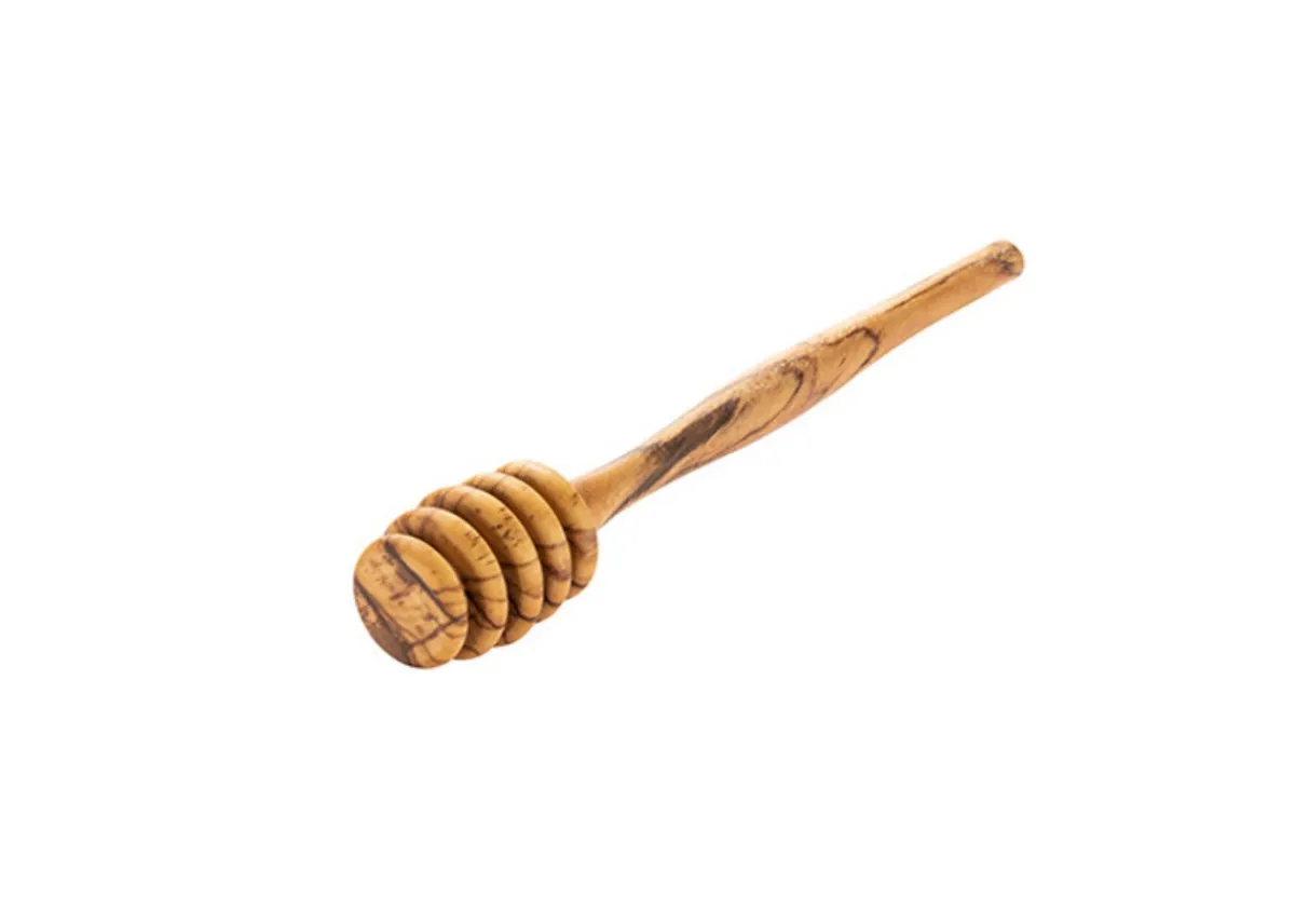 Cuillère à miel bois brun 15 cm Olive - APS Online