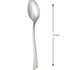 PRO.MUNDI Cuillère à moka inox 18/10 11 cm Wave Cisele Online