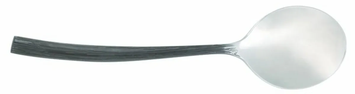 Cuillère à soupe argent inox 18/10 17,97x4,51x2,04 cm Blackoak - CHEF & SOMMELIER Online