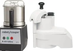 Cutter + coupe légumes + 4 disques R301 80 couverts 650 W 230v - ROBOT COUPE