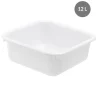 GILAC Cuvette Sans couvercle blanc plastique 39x39x14 cm 12 L fond plein parois pleines Best
