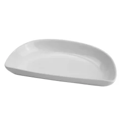 Demi assiette blanc porcelaine pillénium 19,5x9 cm Regithermie - enova New