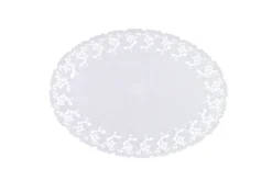 Dentelle ovale blanc 27x17 cm (250 pièces) - DUNI Hot