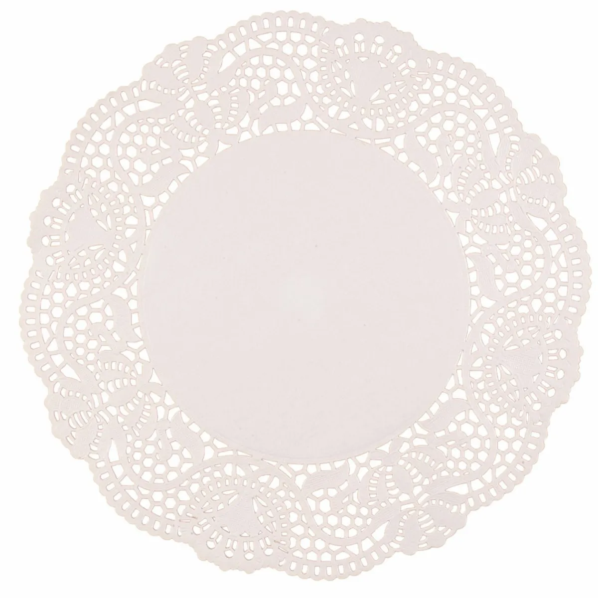 Aucune Dentelle rond blanc Ø 15 cm (250 pièces) Online