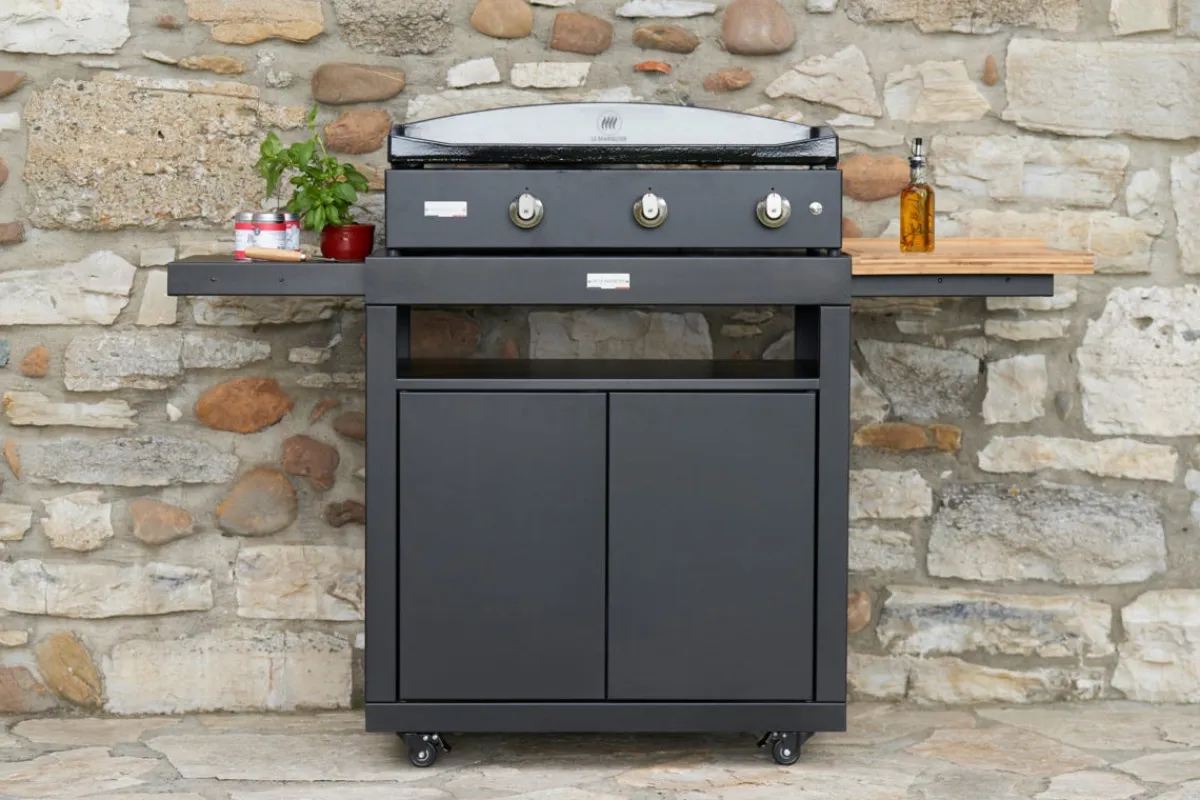 LE MARQUIER Desserte acier 80x55x85,6 cm Best