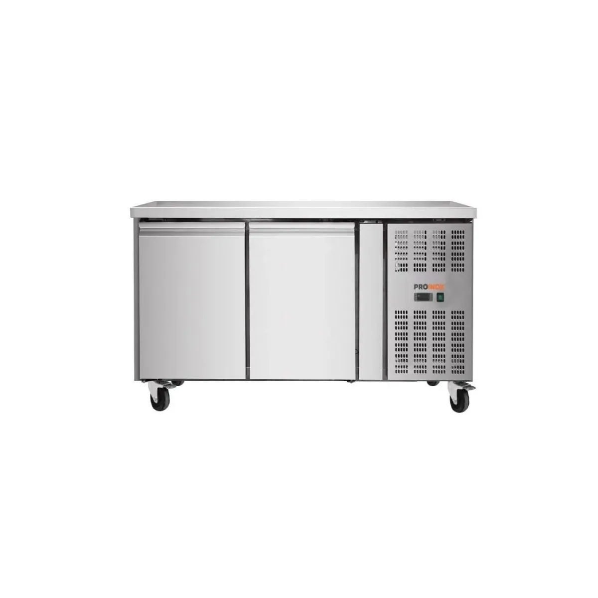 Desserte gastro 2 portes GN1/1 inox 136 cm x 86 cm - PROINOX Hot