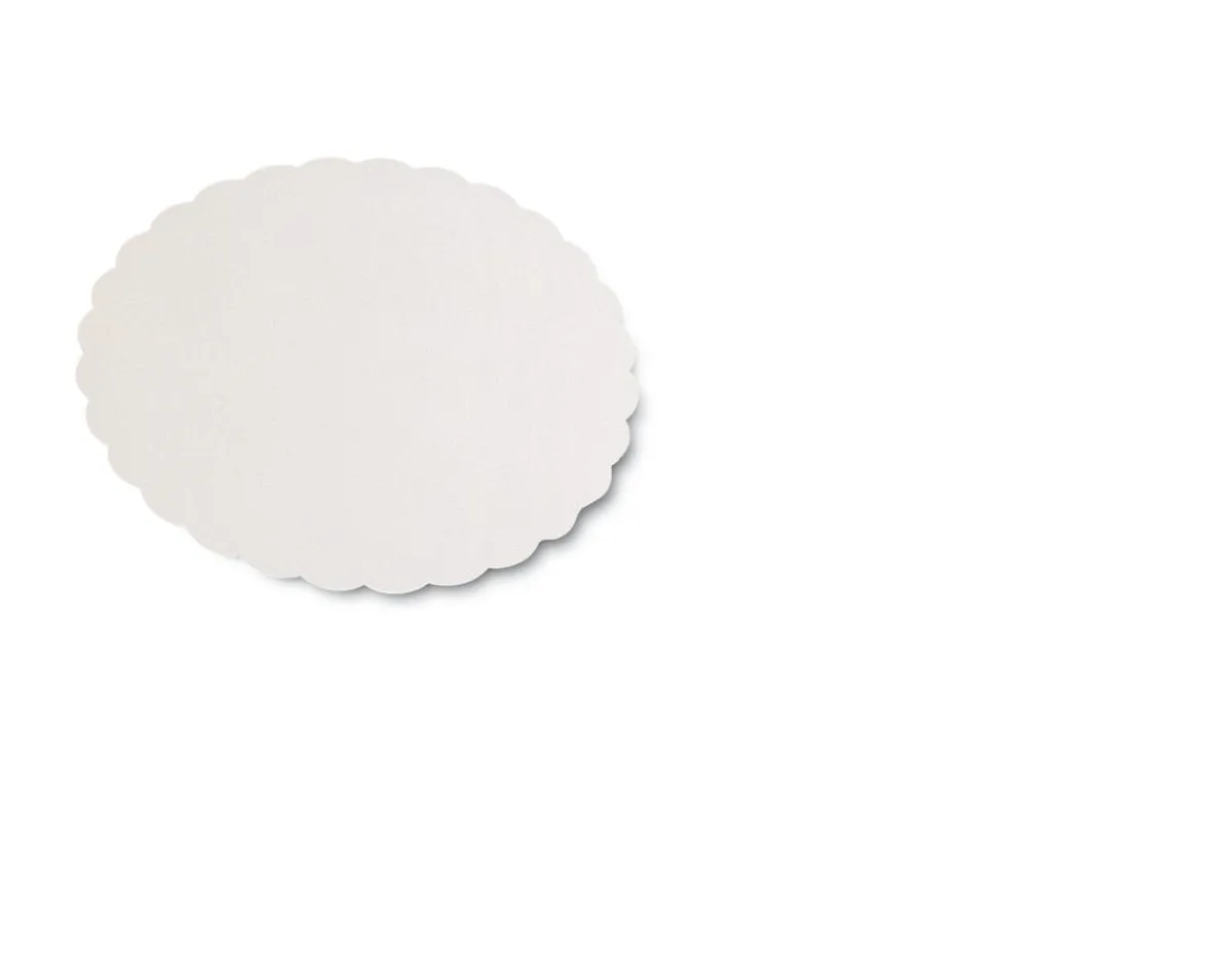 Aucune Dessous de tarte rond blanc Ø 32 cm (250 pièces) Sale