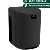 JVD Distibuteur bobine à dévidoir central noir 31x22x22 cm Cleanline Clearance
