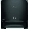 Distributeur Autocut Midi pour essuie-mains en rouleau noir Renovelar - Aucune Discount