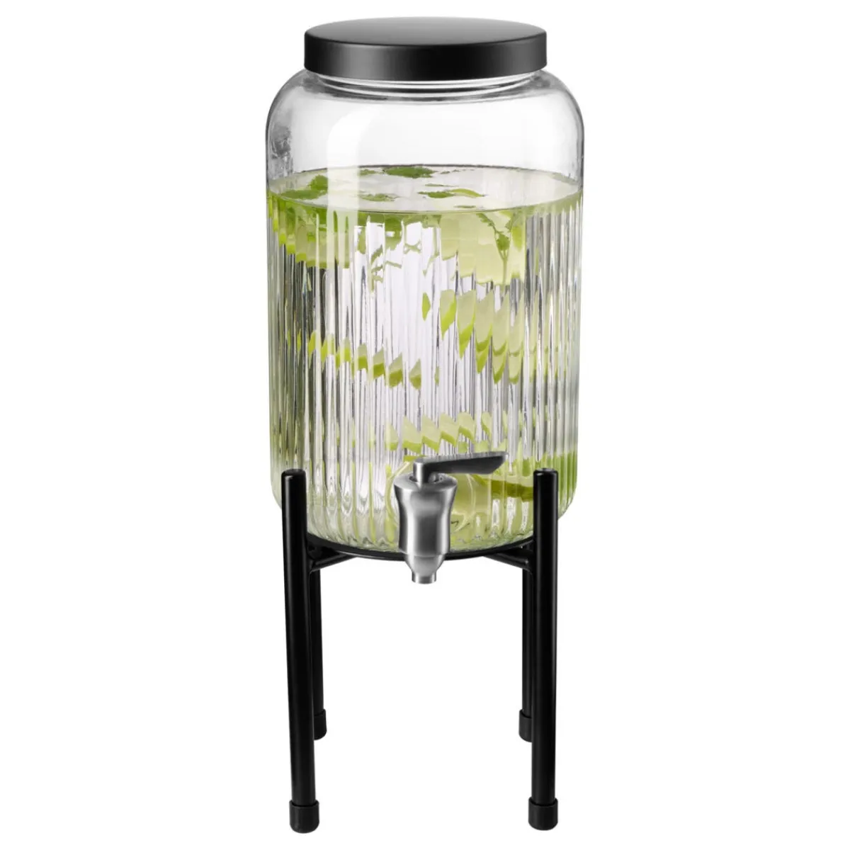 APS Distributeur à boisson inox noir Ø 16 cm 40 cm 3,8 L Industrial Sale