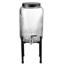 APS Distributeur à boisson inox noir Ø 16 cm 40 cm 3,8 L Industrial Sale