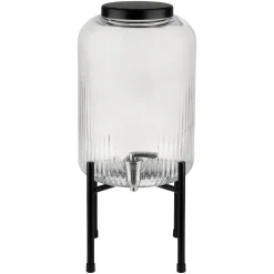 APS Distributeur à boisson inox noir Ø 20 cm 45 cm 7 L Industrial Discount