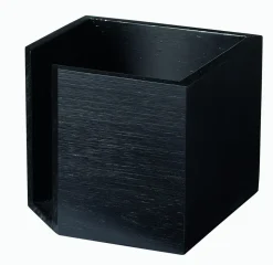 PRO.MUNDI Distributeur de serviettes bambou noir 12x12x10 cm Oxstal (20 pièces) New