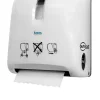 Distributeur essuie-mains blanc 37x25x34 cm - Aucune Hot