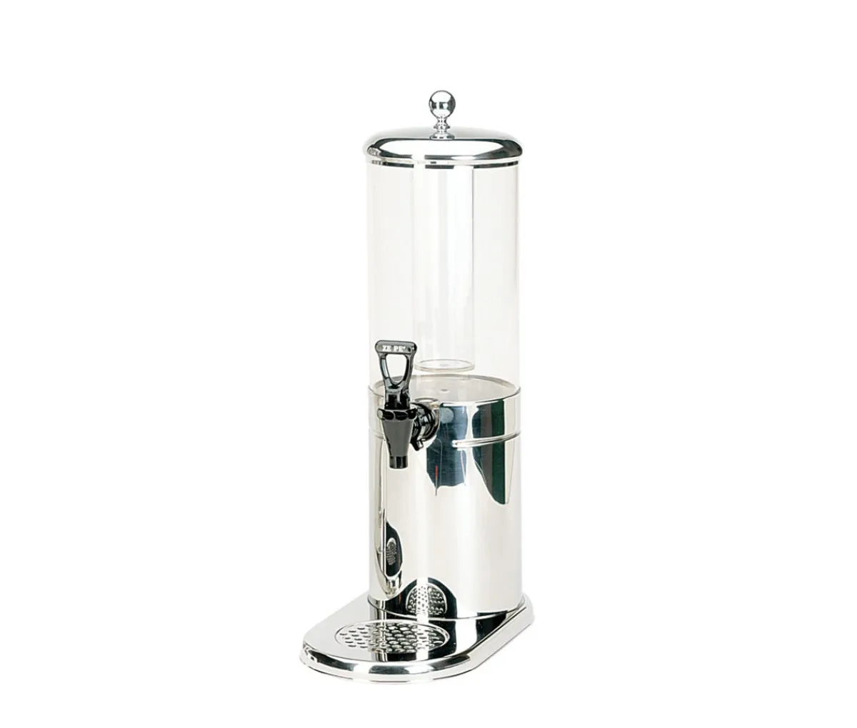 Distributeur à jus rectangulaire argent inox 33 cm Serie Inox - ZEPE Online