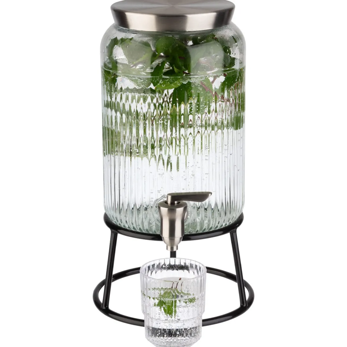 Distributeur à jus verre Ø 16 cm 25 cm 3,8 L - APS New