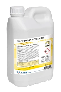 Détergent très concentré pour le lavage de la vaisselle en machine 2 L Santowash - SANTOR
