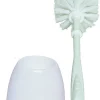 Ensemble brosse et socle wc blanc plastique - THOMAS Outlet