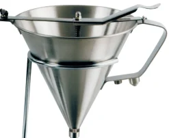 Entonnoir à piston inox Ø 19 cm 18 cm 1,9 L - DE BUYER Best