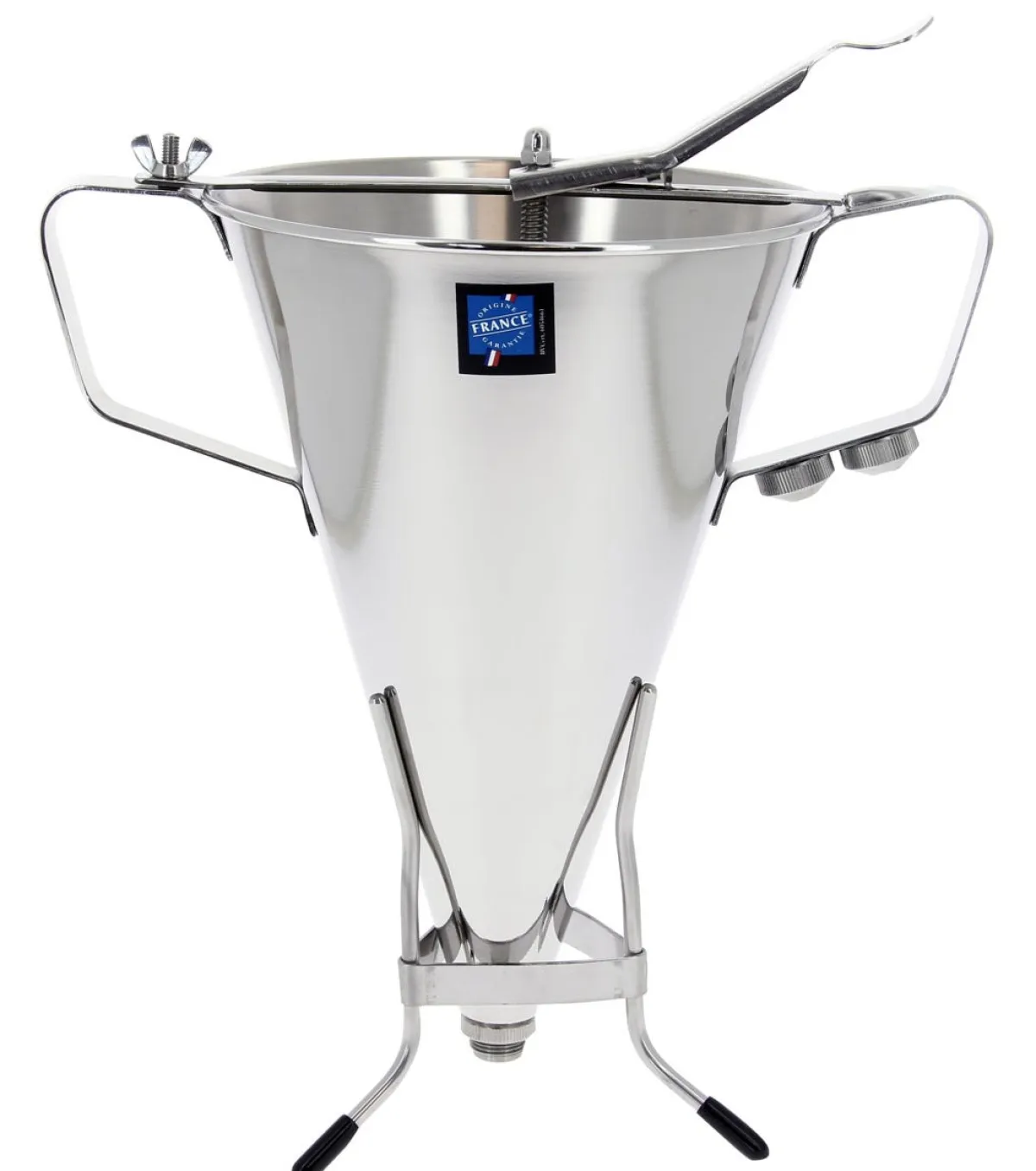 Entonnoir à piston inox Ø 20 cm 38 cm 3,3 L - DE BUYER Outlet