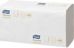 TORK Essuie-mains blanc ouate de cellulose 34x21 cm (2100 pièces) Sale