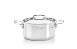 DE BUYER Faitout inox Sans revêtement Avec couvercle Ø 28 cm 15 cm 10,4 L Affinity Online