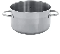 PRO.COOKER Faitout inox Sans revêtement Sans couvercle Ø 28 cm 11 cm 6,7 L Qualiplus Online