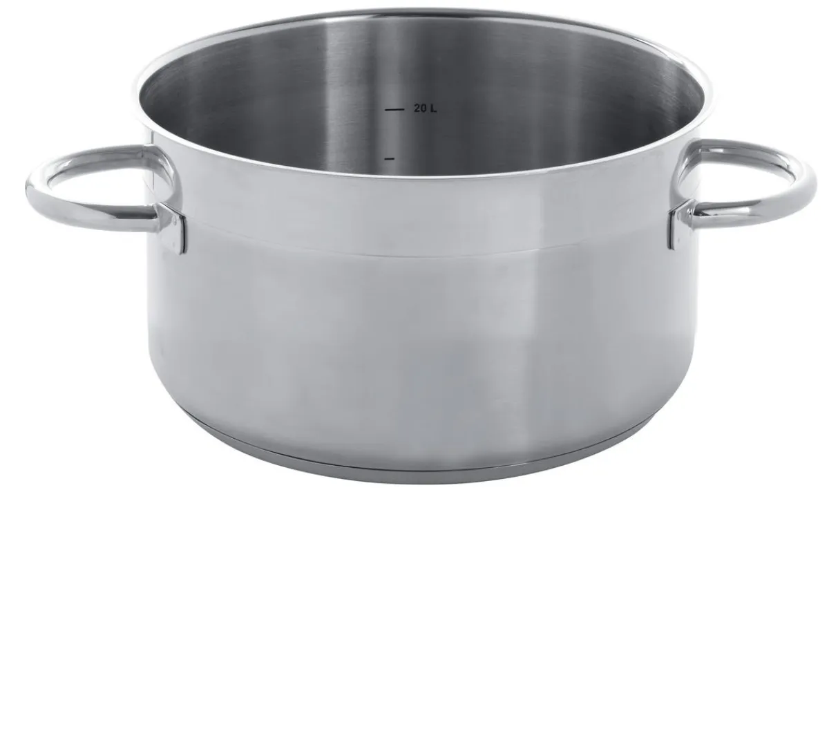 PRO.COOKER Faitout inox Sans revêtement Sans couvercle Ø 28 cm 11 cm 6,7 L Qualiplus Online