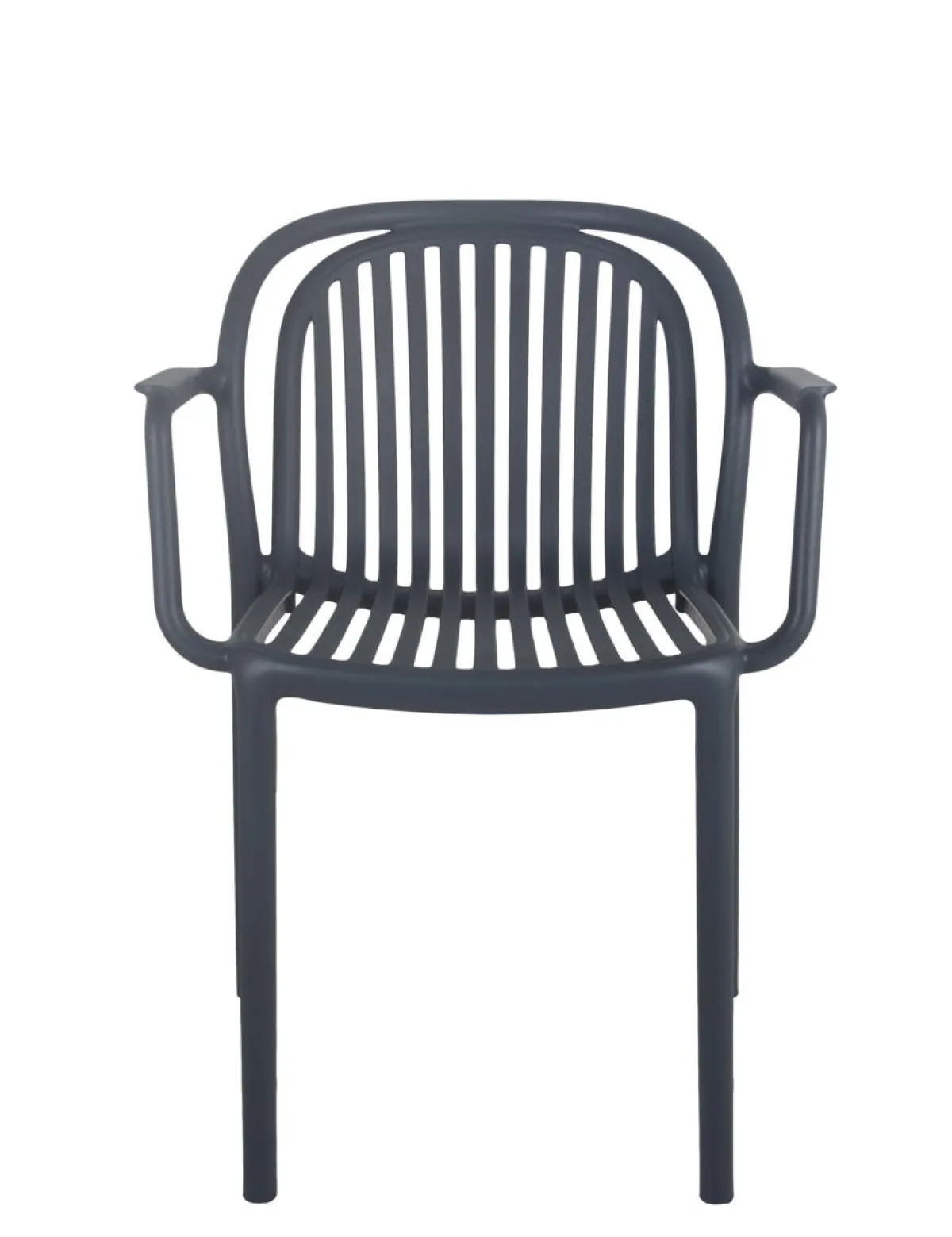 Fauteuil de terrasse gris anthracite 78x57x57 cm Jeddah - FLEXMOB Discount
