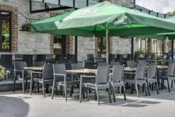 FLEXMOB Fauteuil de terrasse gris 87x58x59 cm Jamaica Clearance