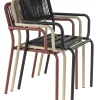Fauteuil de terrasse noir 83x57x58 cm Murcia - FLEXMOB