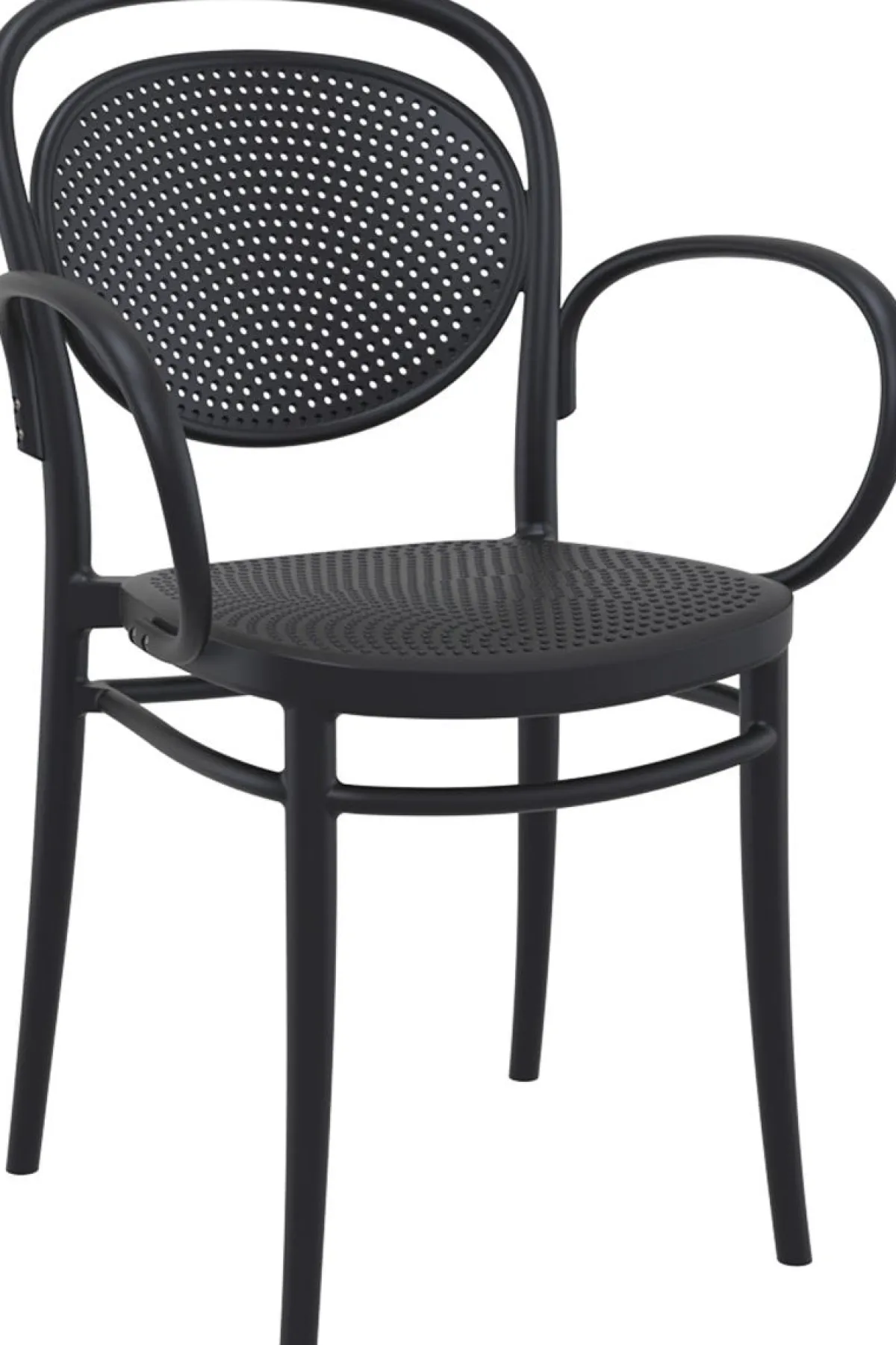 FLEXMOB Fauteuil de terrasse noir 85x57x52 cm Marcel Online