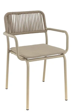 Fauteuil de terrasse taupe 83x57x58 cm Murcia - FLEXMOB Sale