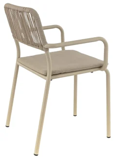 Fauteuil de terrasse taupe 83x57x58 cm Murcia - FLEXMOB Sale