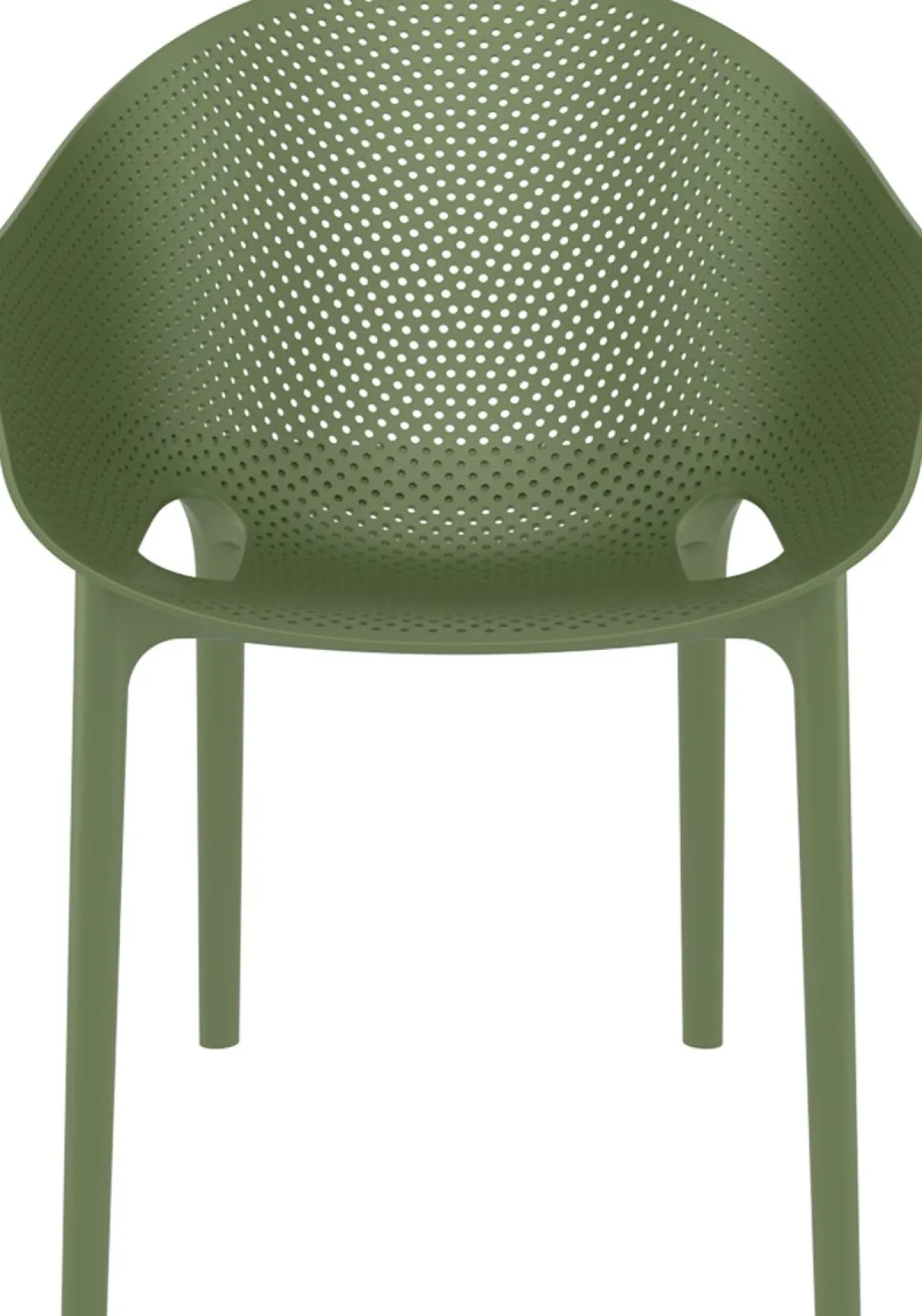 Fauteuil de terrasse vert olive 81x54x60 cm Sky - FLEXMOB Sale